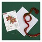 Poinsettia Mini Cross Stitch Kit image number 2