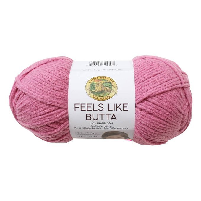 Lion Brand Dusty Pink Feels Like Butta Yarn 100g image number 1