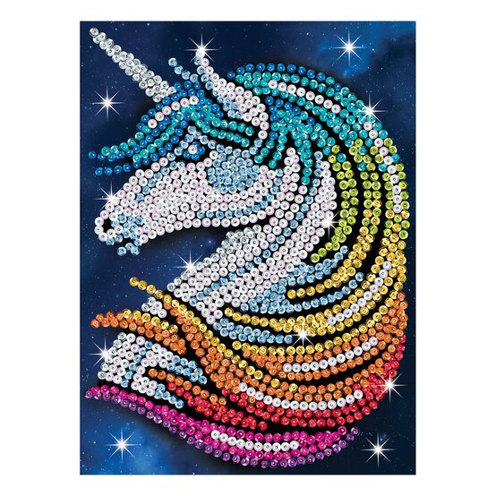 Kitfix Stardust Unicorn Sequin Art Red Kit image number 5