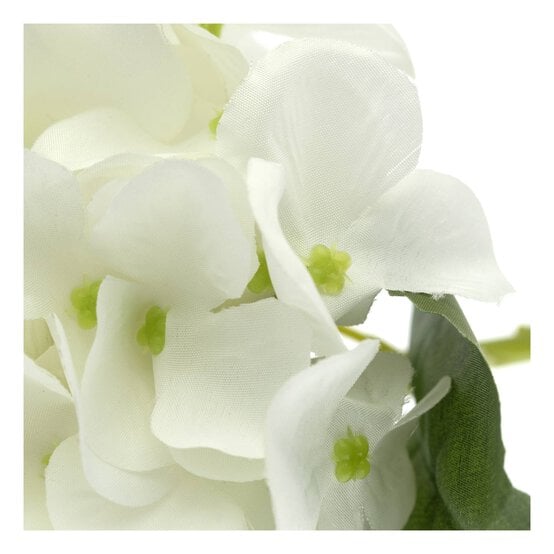 White Hydrangea Stem 70cm image number 3