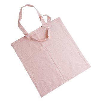 Light Pink Cotton Shopping Bag 40cm x 38cm