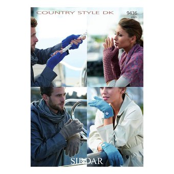 Sirdar Country Style DK Gloves Digital Pattern 9436