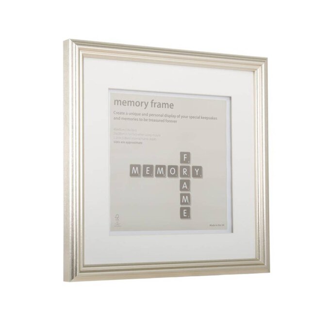 Metallic Pewter Memory Frame 40cm x 40cm image number 1