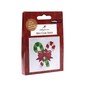 Candy Cane Mini Cross Stitch Kit  image number 1