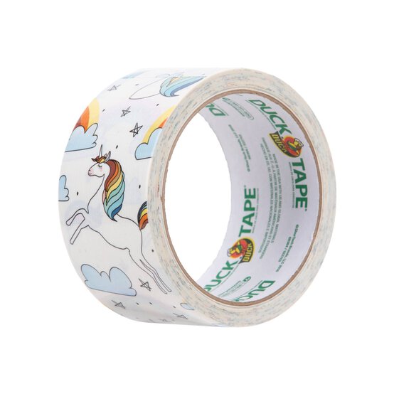 White Unicorn Duck Tape 48mm x 9.1m image number 2