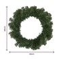 Artificial Fir Christmas Wreath 46cm image number 6