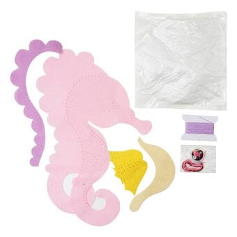Sew Your Own Seahorse Cushion Kit image number 2
