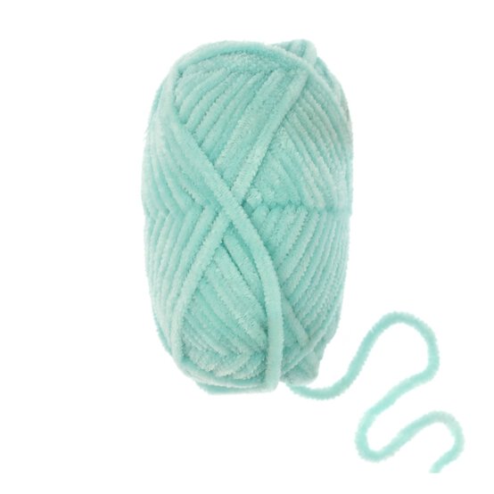 Knitcraft Light Blue Tiny Chenille DK Yarn 25g image number 3