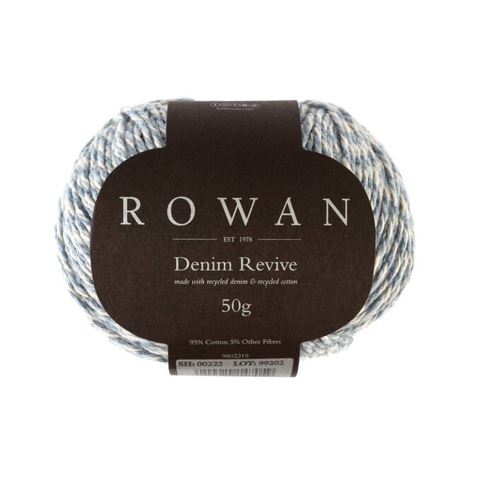 Rowan Stonewash Denim Revive Yarn 50g Hobbycraft