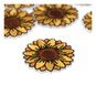 Mini Sunflower Iron-On Motifs 10 Pack image number 3