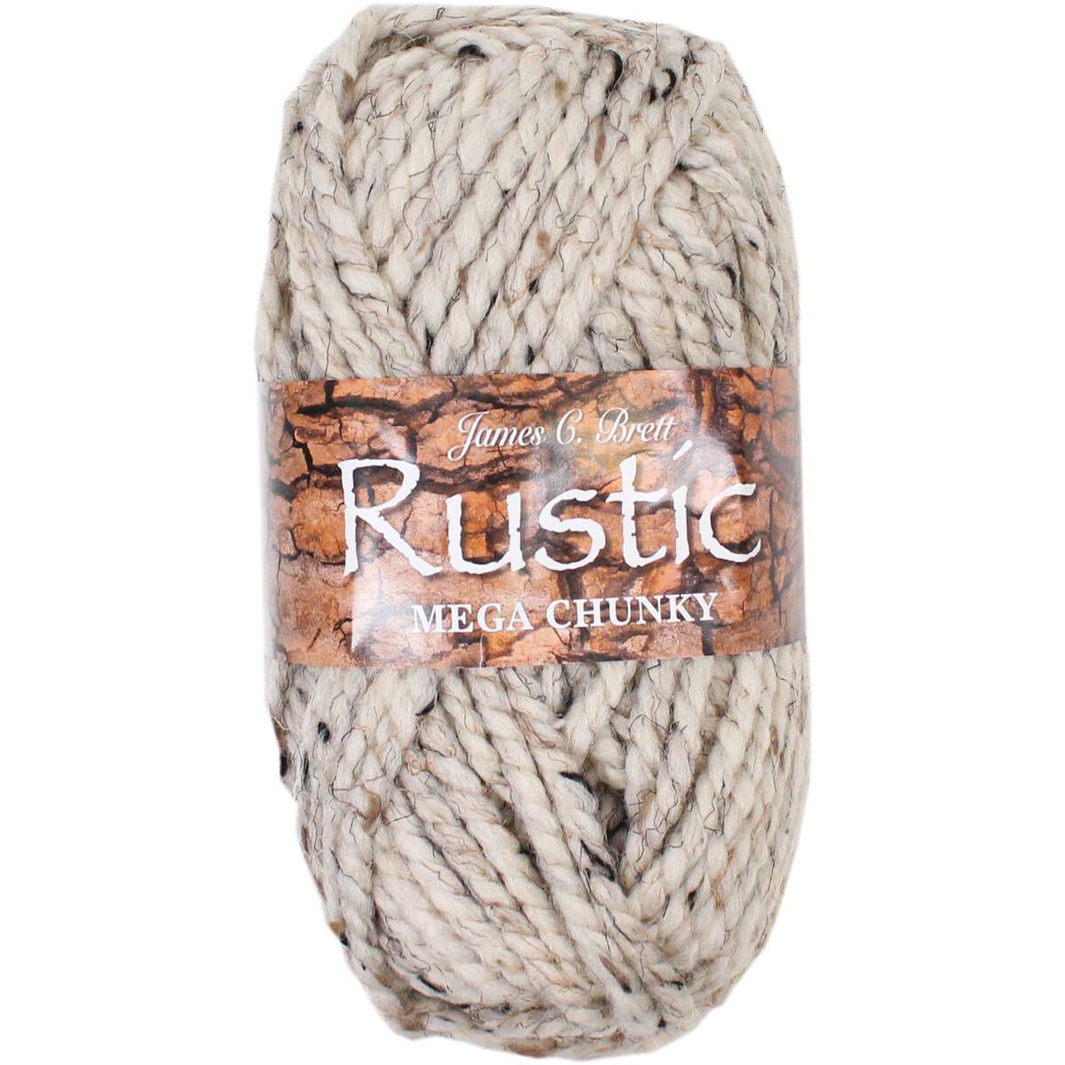 James C Brett Cream Rustic Mega Chunky Yarn 100g Hobbycraft