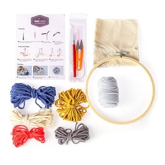 Foliage Punch Needle Hoop Kit 20cm | Hobbycraft