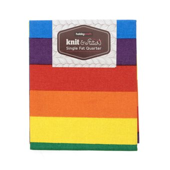 Pride Rainbow Single Cotton Fat Quarter