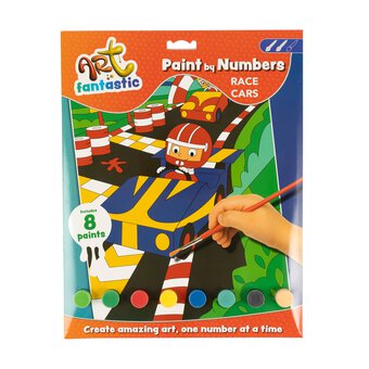 Race Car Paint by Numbers