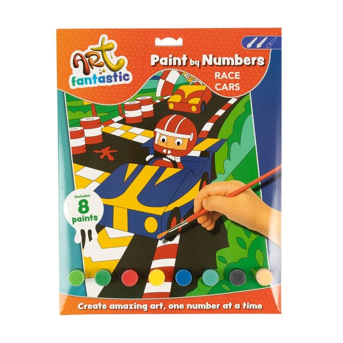Race Car Paint by Numbers image number 1