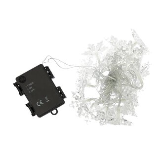 LED Snowflake Lights 4.6m