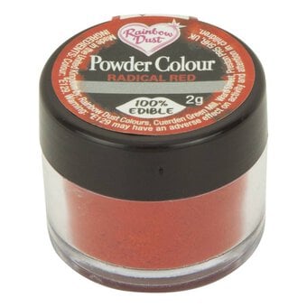 Rainbow Dust Radical Red Edible Powder Colour 2g