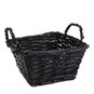 Brown Square Willow Basket 18.5cm x 18.5cm image number 1