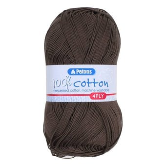 Patons Brownie 100% Cotton 4 Ply 100g