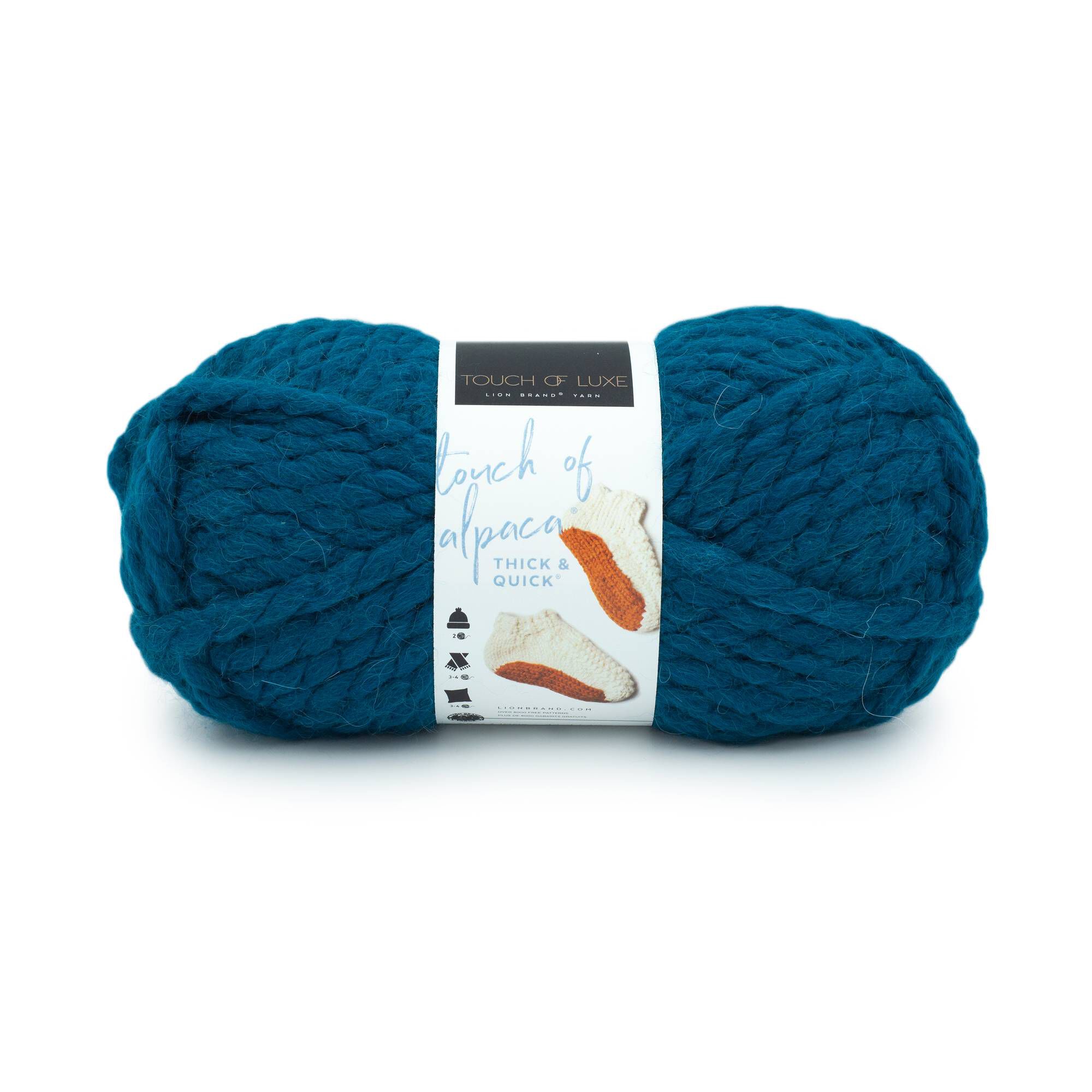 Lion Brand Tourmaline Touch of Alpaca Thick & Quick 100g Hobbycraft