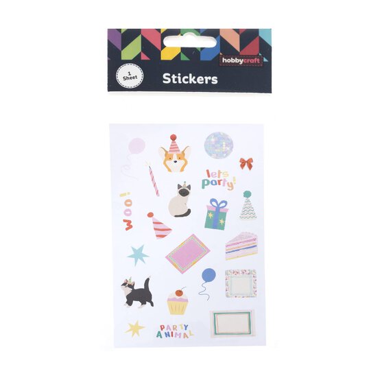 Let's Party Paper Stickers image number 4