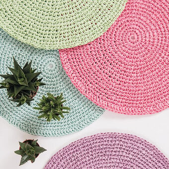 Raffia Placemat Crochet Pattern