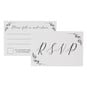 White Cotton Paper RSVP Cards 20 Pack image number 1