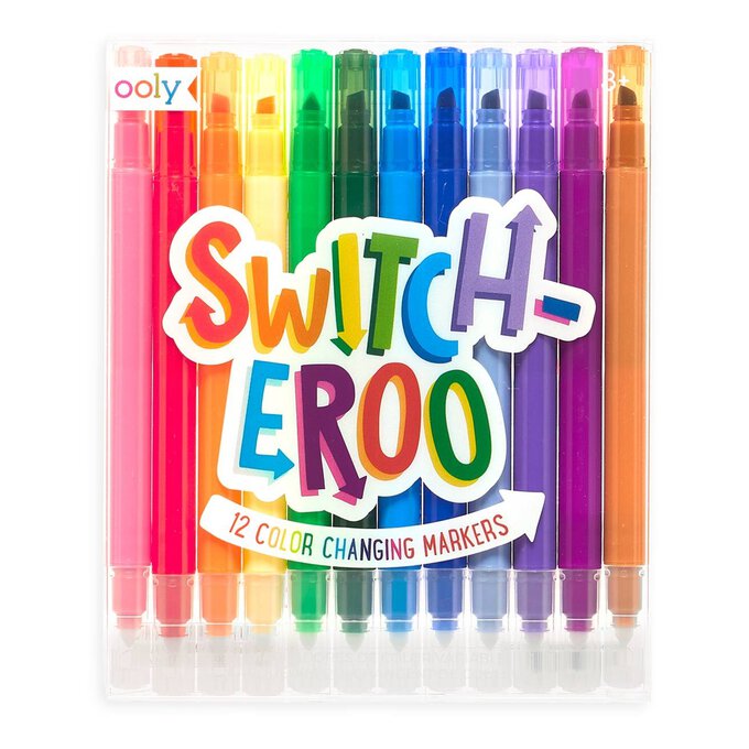Switch-eroo Colour-Changing Markers 12 Pack image number 1