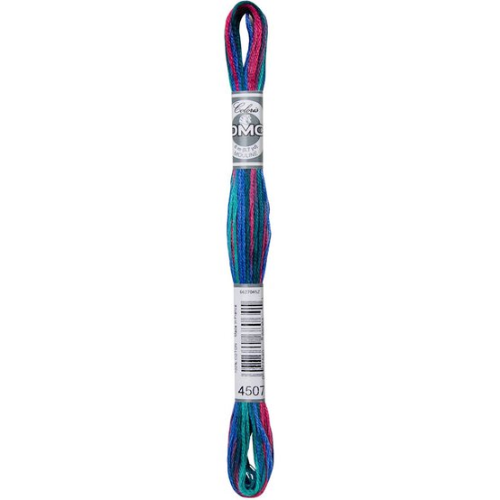 DMC Blue and Red Coloris Mouline Cotton Thread 8m (4507) image number 3