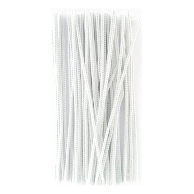 White Pipe Cleaners 100 Pack image number 1