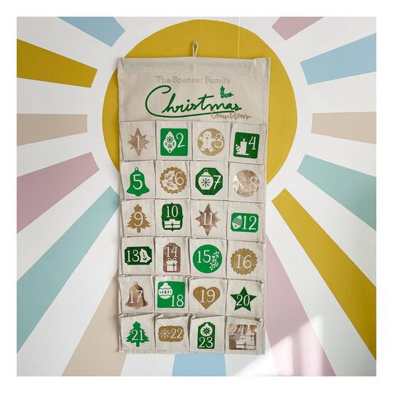 Advent Calendar Fabric Panel 77cm image number 3