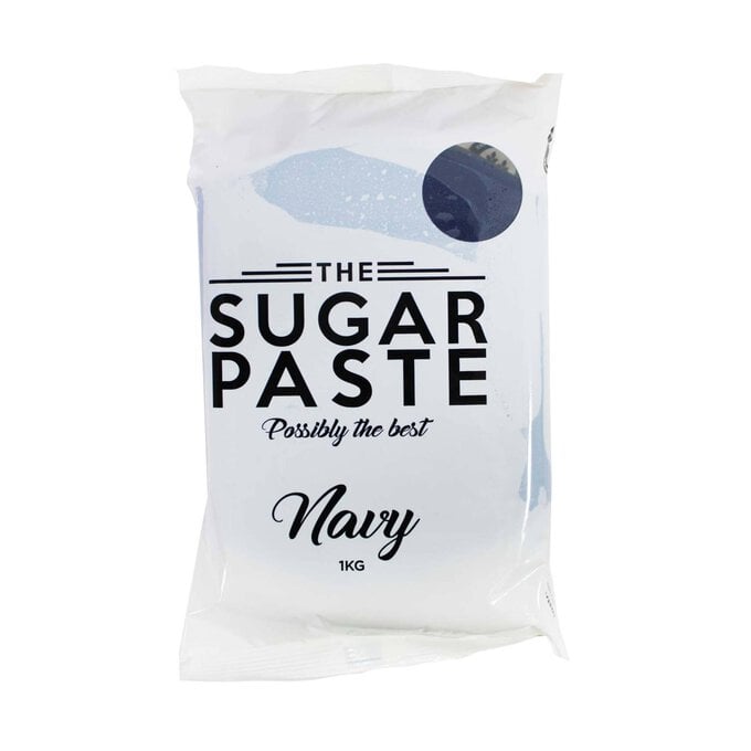 The Sugar Paste Navy Blue Sugarpaste 1kg image number 1