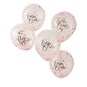 Ginger Ray Rose Gold Team Bride Confetti Balloons 5 Pack image number 1