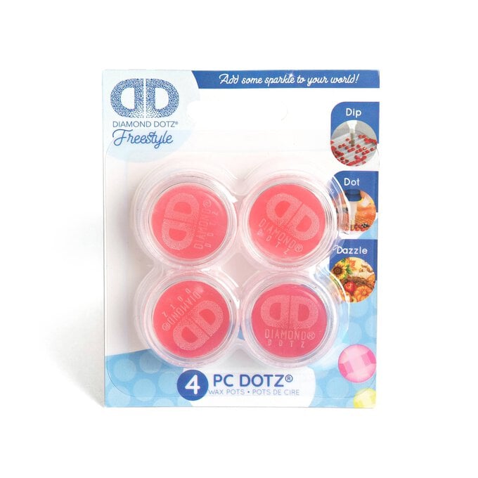 Diamond Dotz Wax Pots 4 Pack  image number 1