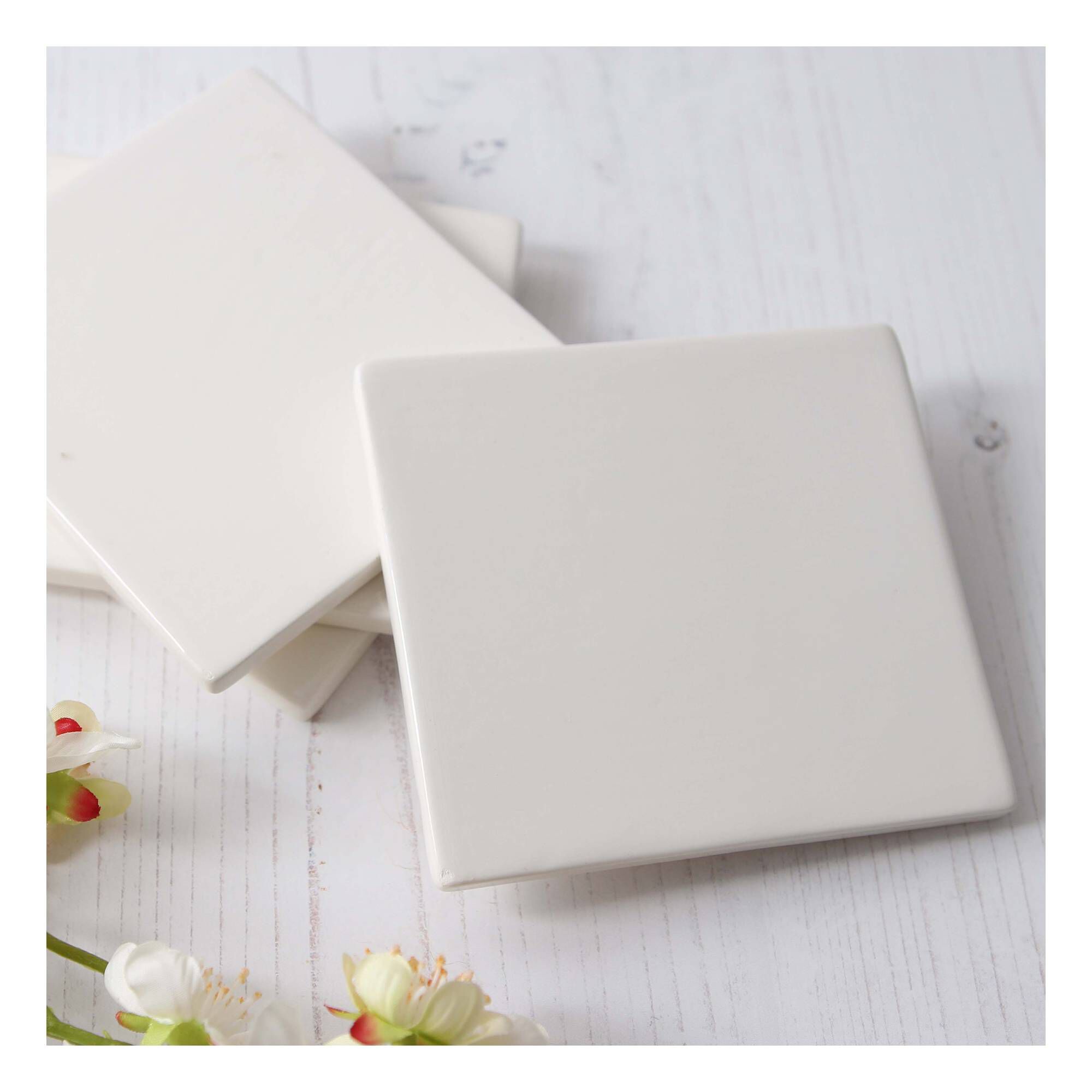 Glazed Ceramic Coasters 4 Pack Hobbycraft