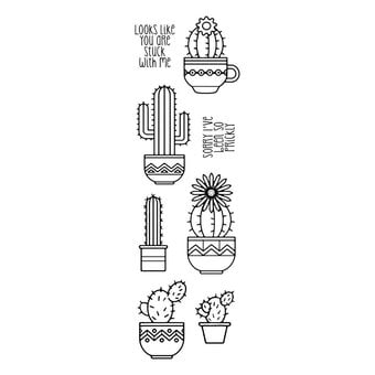 Succulents Clear Stamp Set 8 Pack