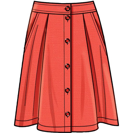 Simplicity Skirt in Three Lengths Sewing Pattern S9267 (16-24) image number 5