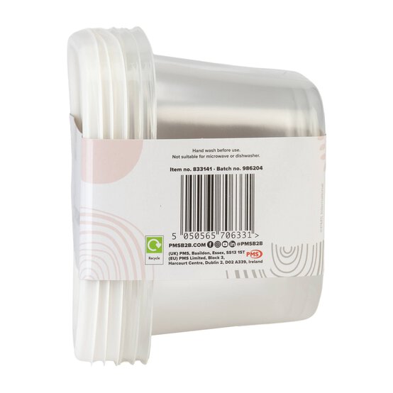 Square Food Storage Containers 900ml 3 Pack  image number 5