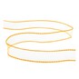 Bright Gold Wire Edge Organza Ribbon 25mm x 3m image number 1