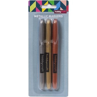 Metallic Marker Pen 3 Pack image number 3