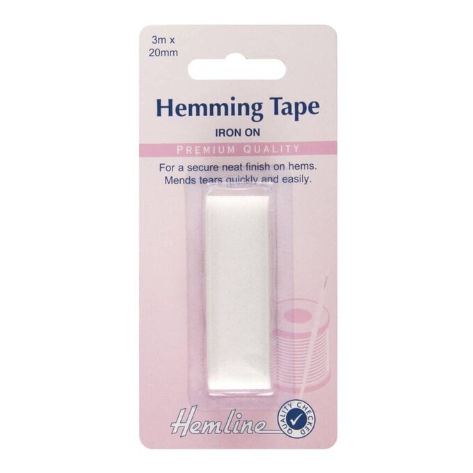 Hemline White Hemming Tape 20mm x 3m image number 1