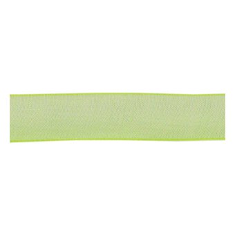 Lime Organdie Ribbon 12mm x 6m