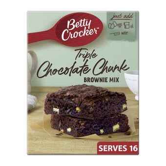 Betty Crocker Triple Chocolate Chunk Brownie Mix 415g