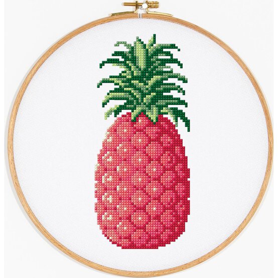 FREE PATTERN DMC Pineapple Cross Stitch 0122 image number 3