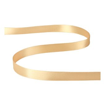 Gold Double-Faced Satin Ribbon 12mm x 5m