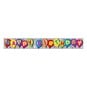 Happy Birthday Party Banner 12cm x 102cm image number 1
