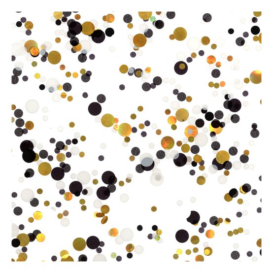 Black and Gold Glitter Round Acrylic Cake Board 10 Inches image number 3