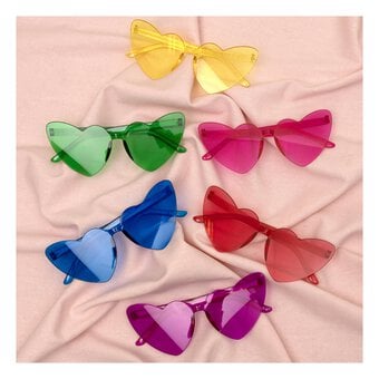 Create & Celebrate Heart Party Glasses 6 Pack