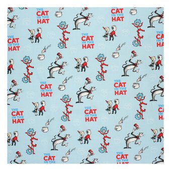 Dr Seuss Cat in the Hat Cotton Fabric by the Metre