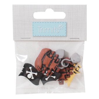 Trimits Pirate Craft Buttons 6 Pieces
